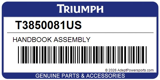 Triumph T3850081US Handbook Assembly