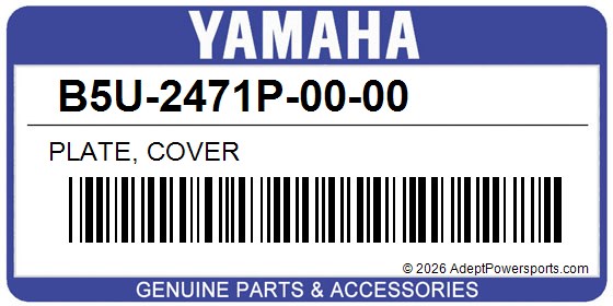 Yamaha B5U-2471P-00-00 Plate, Cover