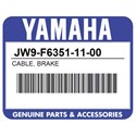 Yamaha JW9-F6351-11-00 Cable, Brake