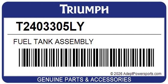 Triumph T2403305LY Fuel Tank Assembly