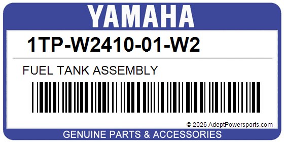 Yamaha 1TP-W2410-01-W2 Fuel Tank Assembly