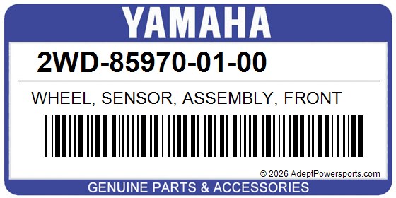 Yamaha 2WD-85970-01-00 Wheel, Sensor, Assembly, Front