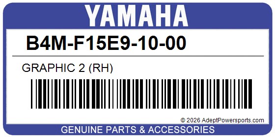 Yamaha B4M-F15E9-10-00 Graphic 2 (Rh)