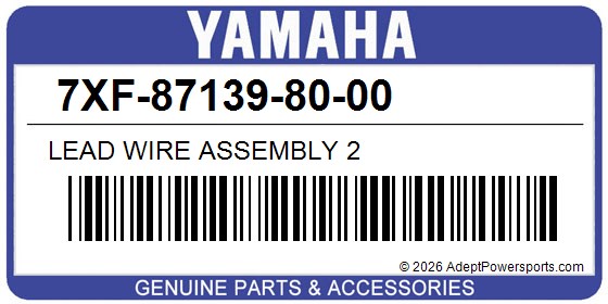 Yamaha 7XF-87139-80-00 Lead Wire Assembly 2