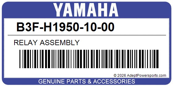Yamaha B3F-H1950-10-00 Relay Assembly