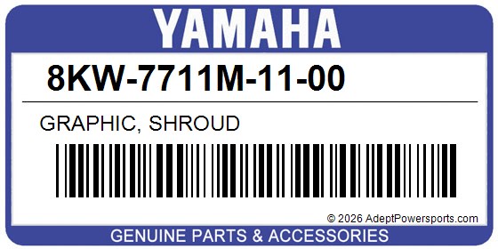Yamaha 8KW-7711M-11-00 Graphic, Shroud