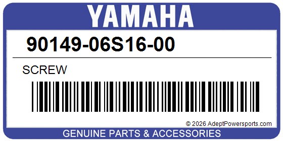 Yamaha 90149-06S16-00 Screw