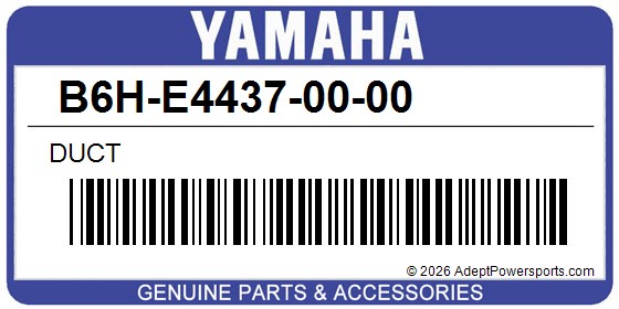 Yamaha B6H-E4437-00-00 Duct