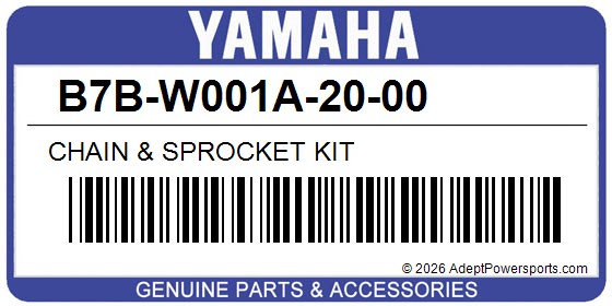 Yamaha B7B-W001A-20-00 Chain & Sprocket Kit