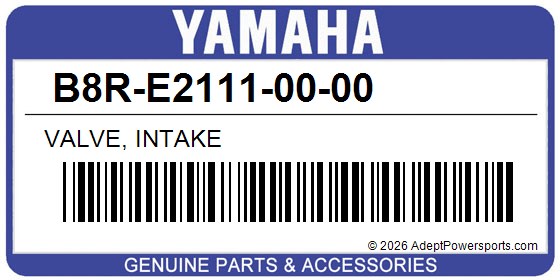 Yamaha B8R-E2111-00-00 Valve, Intake