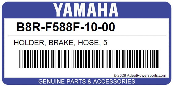 Yamaha B8R-F588F-10-00 Holder, Brake, Hose, 5