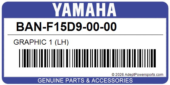 Yamaha BAN-F15D9-00-00 Graphic 1 (Lh)