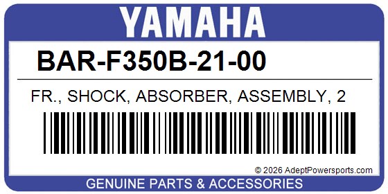 Yamaha BAR-F350B-21-00 Fr., Shock, Absorber, Assembly, 2
