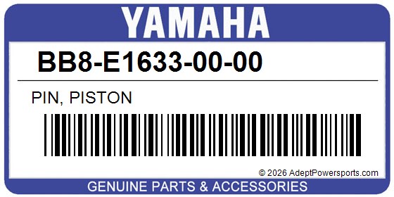 Yamaha BB8-E1633-00-00 Pin, Piston