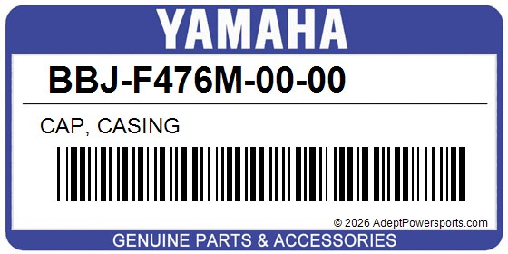 Yamaha BBJ-F476M-00-00 Cap, Casing