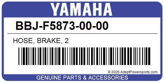 Yamaha BBJ-F5873-00-00 Hose, Brake, 2