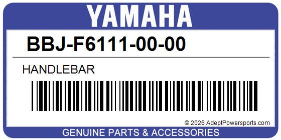 Yamaha BBJ-F6111-00-00 Handlebar