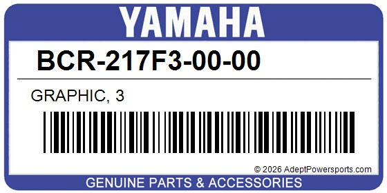 Yamaha BCR-217F3-00-00 Graphic, 3