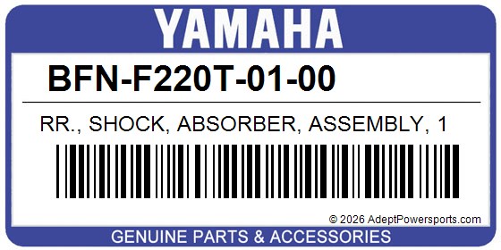 Yamaha BFN-F220T-01-00 Rr., Shock, Absorber, Assembly, 1