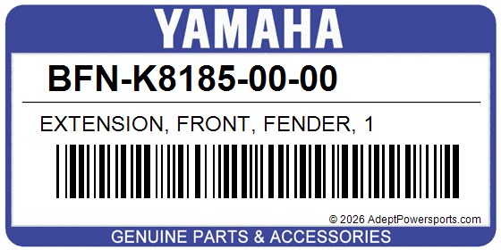 Yamaha BFN-K8185-00-00 Extension, Front, Fender, 1