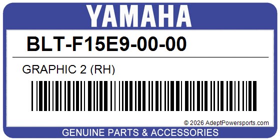 Yamaha BLT-F15E9-00-00 Graphic 2 (Rh)