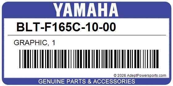 Yamaha BLT-F165C-10-00 Graphic, 1