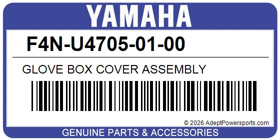 Yamaha F4N-U4705-01-00 Glove Box Cover Assembly