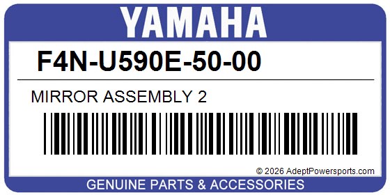 Yamaha F4N-U590E-50-00 Mirror Assembly 2