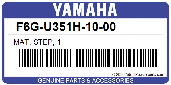 Yamaha F6G-U351H-10-00 Mat, Step, 1