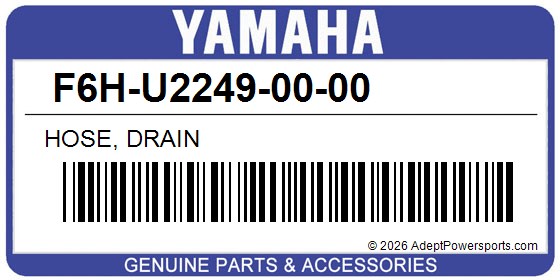 Yamaha F6H-U2249-00-00 Hose, Drain