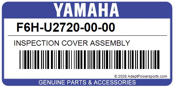 Yamaha F6H-U2720-00-00 Inspection Cover Assembly