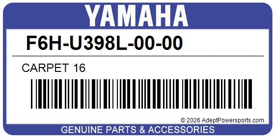 Yamaha F6H-U398L-00-00 Carpet 16