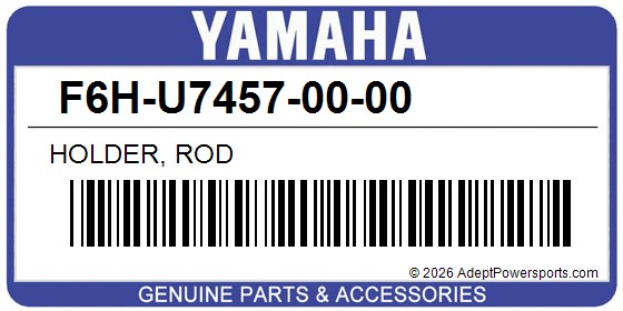 Yamaha F6H-U7457-00-00 Holder, Rod