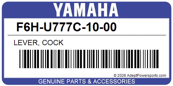 Yamaha F6H-U777C-10-00 Lever, Cock