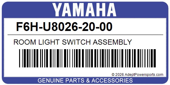 Yamaha F6H-U8026-20-00 Room Light Switch Assembly