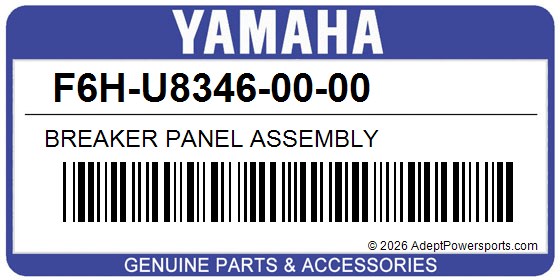 Yamaha F6H-U8346-00-00 Breaker Panel Assembly