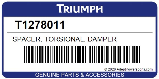 Triumph T1278011 Spacer, Torsional, Damper