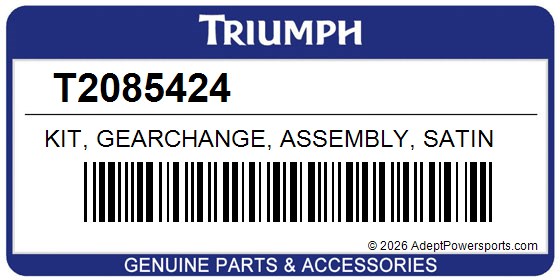 Triumph T2085424 Kit, Gearchange, Assembly, Satin