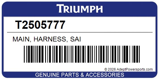 Triumph T2505777 Main, Harness, Sai