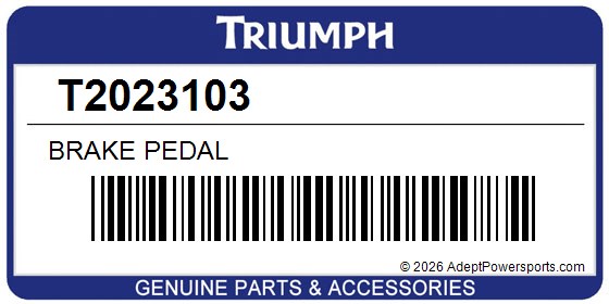 Triumph T2023103 Brake Pedal
