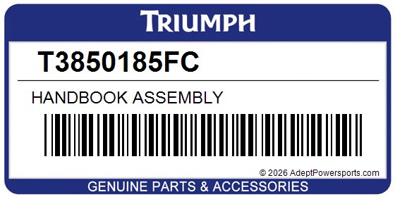 Triumph T3850185FC Handbook Assembly