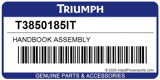 Triumph T3850185IT Handbook Assembly
