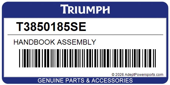 Triumph T3850185SE Handbook Assembly