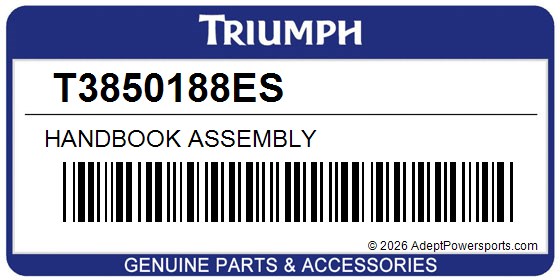 Triumph T3850188ES Handbook Assembly