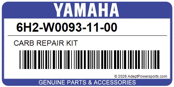 Yamaha 6H2-W0093-11-00 Carb Repair Kit
