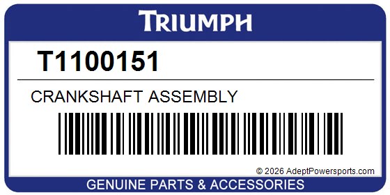 Triumph T1100151 Crankshaft Assembly