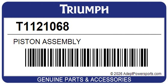 Triumph T1121068 Piston Assembly