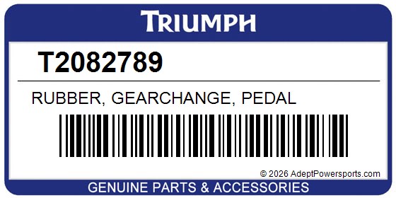 Triumph T2082789 Rubber, Gearchange, Pedal