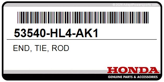 Honda 53540-HL4-AK1 End, Tie, Rod