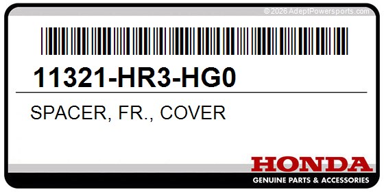 Honda 11321-HR3-HG0 Spacer, Fr., Cover